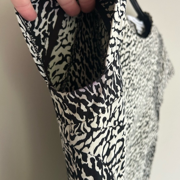 DVF DIANE VON FURSTENBERG Pele Snake Wave Jacquard Dress Office Cocktail Size 6 - Picture 7 of 15